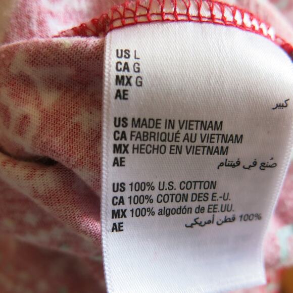 Holiday Lane Christmas Top Size L Women Long Sleeve Merry Snowflakes Loungewear - Picture 5 of 6